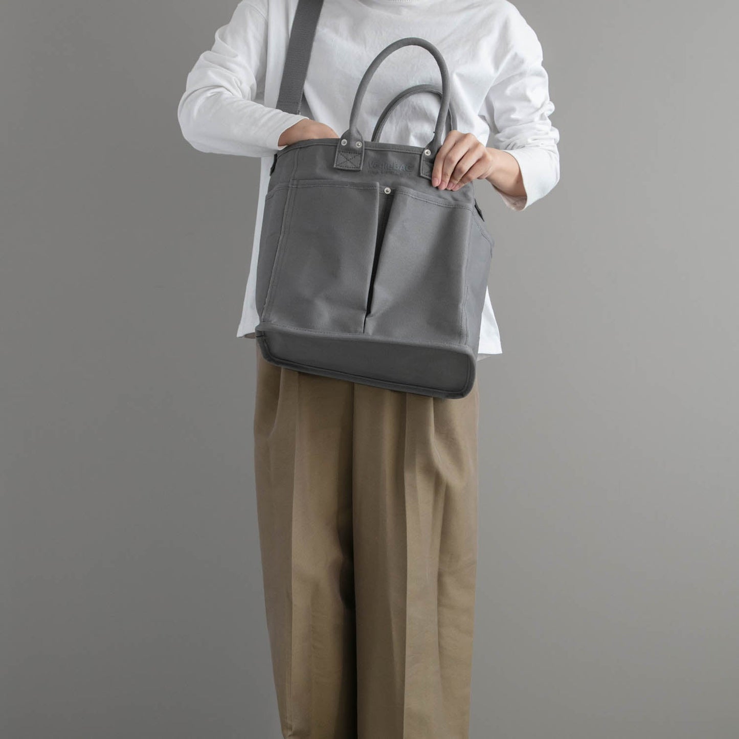 【SALE】365methods VegieBAG (ベジバッグ) FLAP BAG (フラップバッグ) グレー