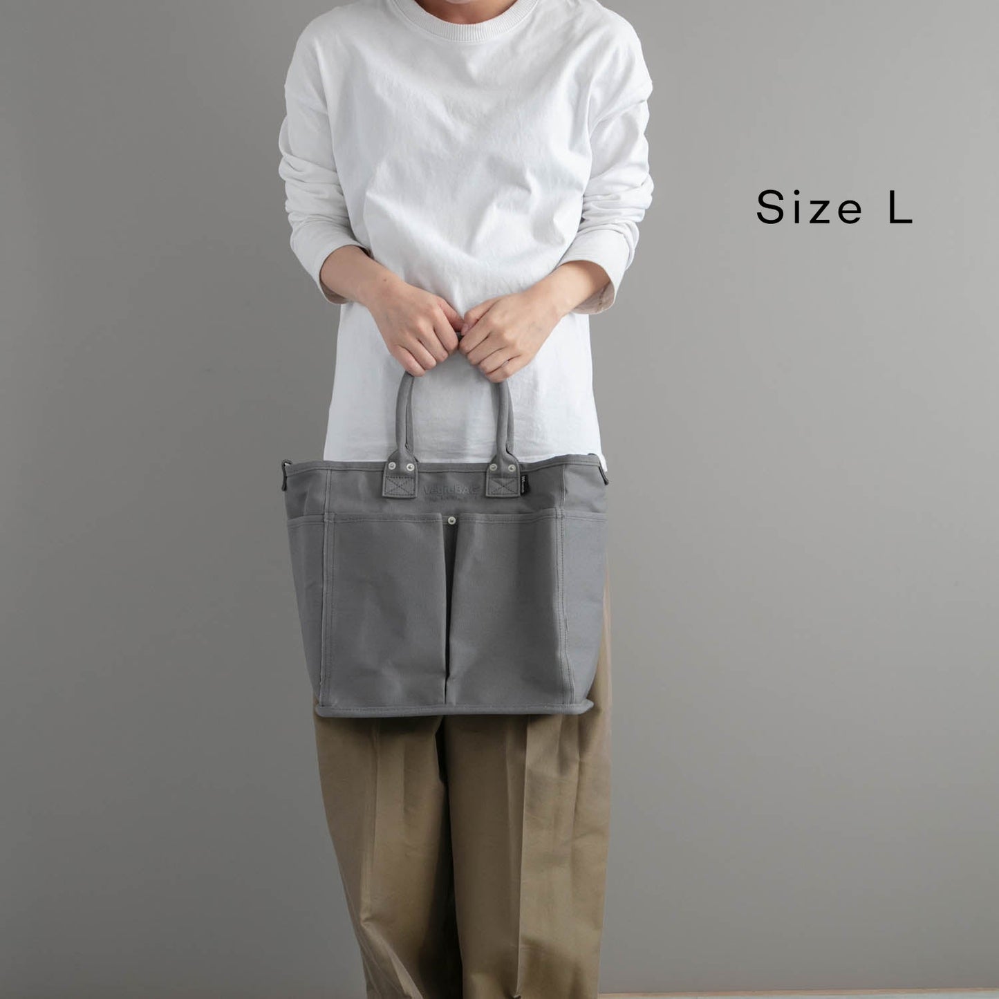 【SALE】365methods VegieBAG (ベジバッグ) FLAP BAG (フラップバッグ) グレー