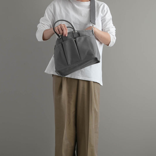 【SALE】365methods VegieBAG (ベジバッグ) FLAP BAG (フラップバッグ) グレー