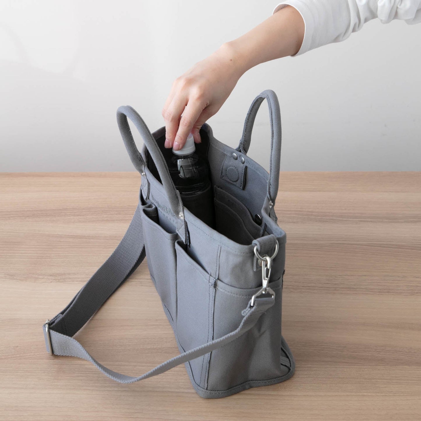 【SALE】365methods VegieBAG (ベジバッグ) FLAP BAG (フラップバッグ) グレー